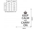 Keep Calm and Carry On Quotes Vinyl Lettering Decal